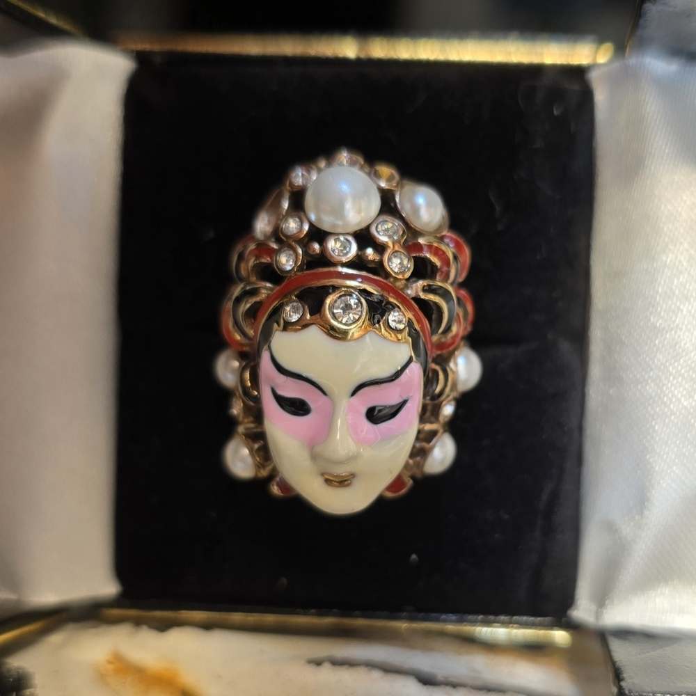 Chinese Peking Opera mask Ring